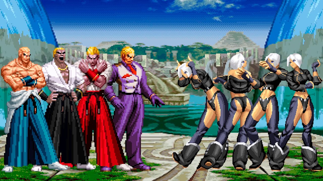 [KOF Mugen] Команда Гиза Ховарда против команды Ангела
