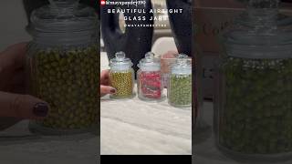 Upgrade your kitchen storage with our Glass Jars Airtight Containers to keep yourmasala, dry spices,
