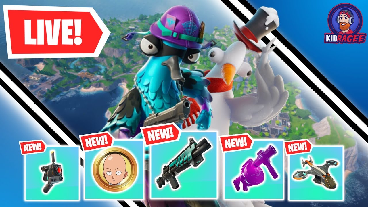 🔴LIVE - NEW RELOAD - FORTNITE KIDRAGEE!