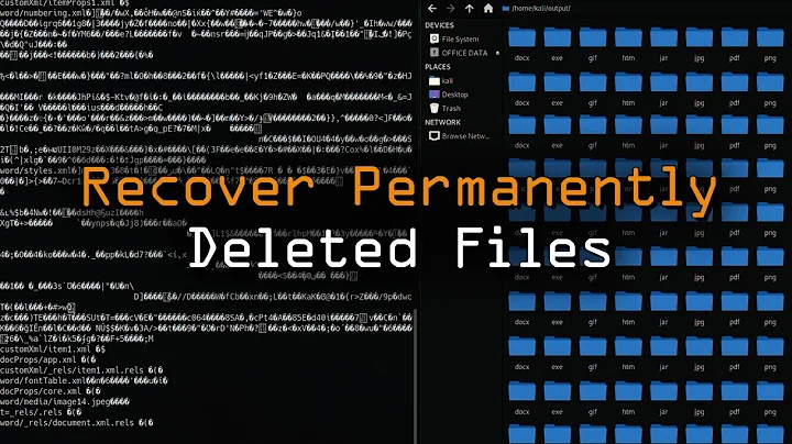 Recover Permanently Deleted Files Using Foremost - Digital Forensics 🔎