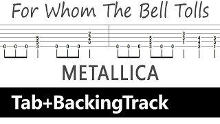 Metallica - For Whom The Bell Tolls / Guitar Tab+BackingTrack