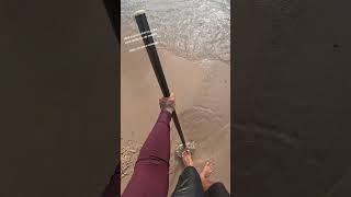 achei na praia com detector de metais #detectorismo #praia #tesouro #detectorismohobby #minelab