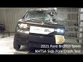 2021-2024 Ford Bronco Sport NHTSA Side Pole Crash Test