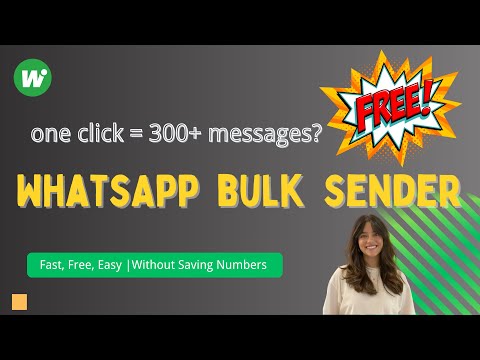 WhatsApp Broadcast Tool: Free WA Bulk Sender & Message Blast video preview 2
