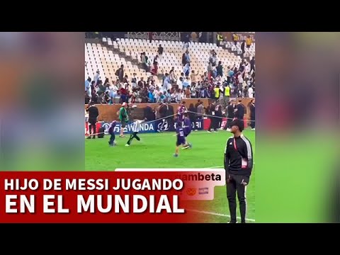 HIJO DE MESSI, MATEO, JUGANDO EN EL MUNDIAL ¡REGATE COMO ÉL| DIARIO AS