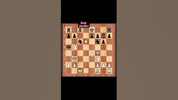 Very Aggressive Queen and Rook Sacrifice against Hyper Accelerated Dragon #chess #checkmate