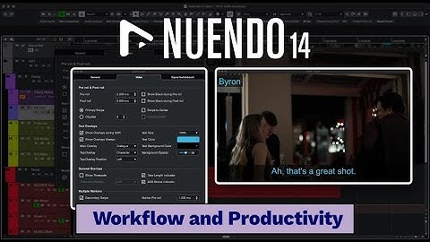 Workflow and Productivity Improvements | New Features in Nuendo 14