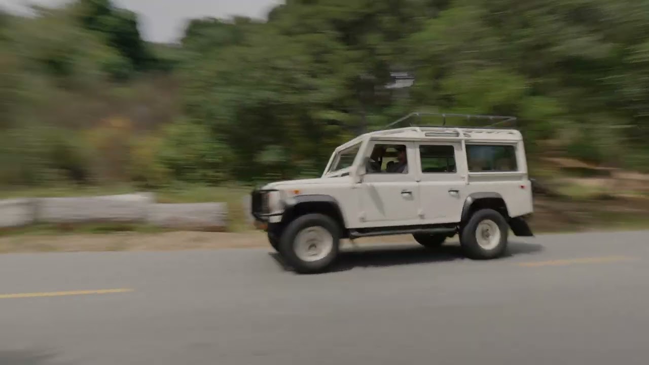 1993 Land Rover Defender 110 NAS 5-Speed Driving Video 