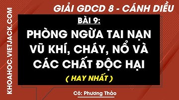 Giáo dục công dân 8 Bài 9: Phòng ngừa tai nạn vũ khí cháy nổ và các chất - Trang 55, 61 | Cánh diều