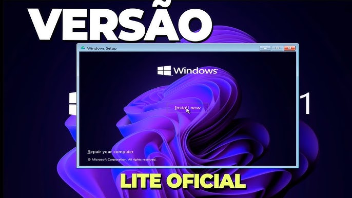 WINDOWS 11 VERSÃO LITE OFICIAL? MUITO MAIS LEVE! 