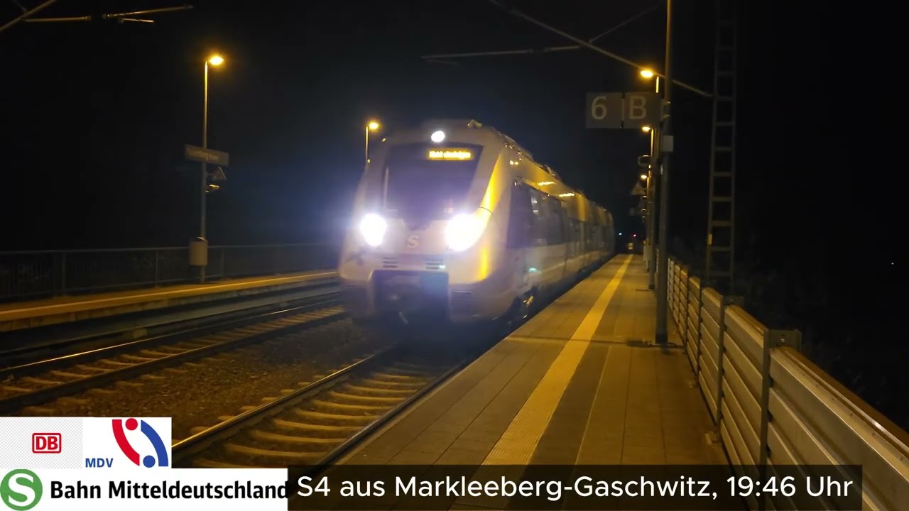 Eisenbahn in Falkenberg/E., der Abend des 01.10.2025
