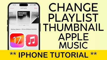 How to Change Playlist Thumbnail on Apple Music on iPhone iOS 17.1 (2023)