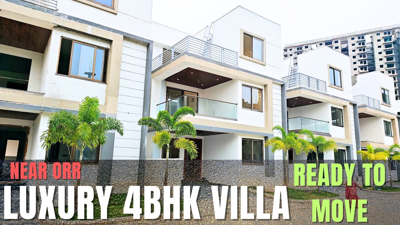 Luxury 4BHK Triplex Homes for Sale in Hyderabad #villaforsaleinhyderabad #hyderabadrealestate #home 