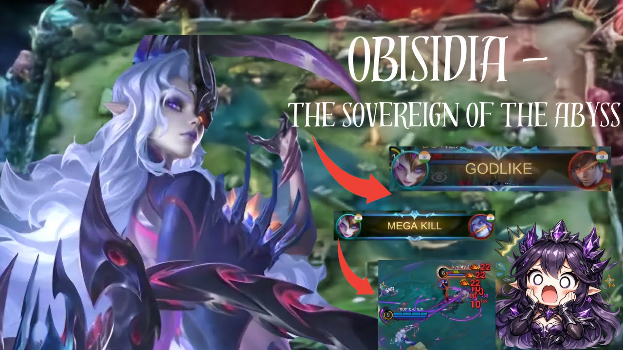 Got Legendary Using Obsidia's Undying Remnant Skin 😱🔥ll Obsidia Gamplay✨️II MLBB