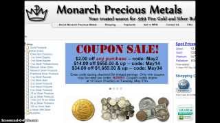 Monarch Precious Metals Coupon Codes
