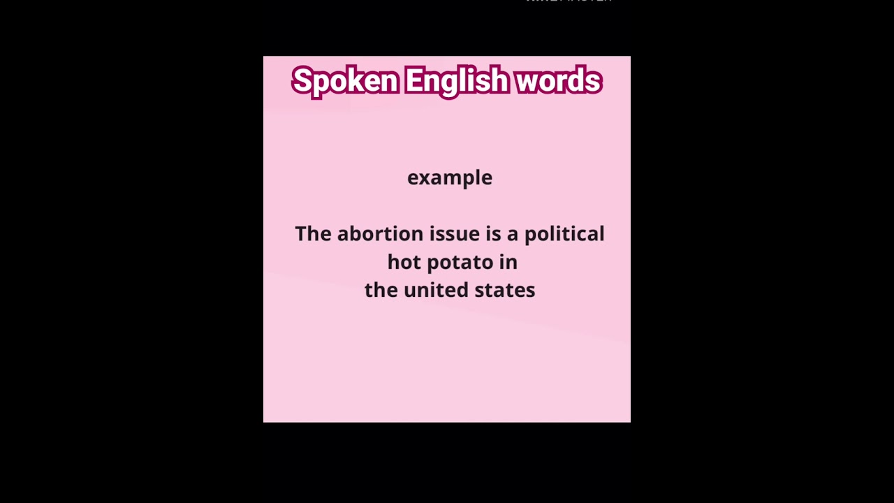 Hot potato meaning/Learning paths 69