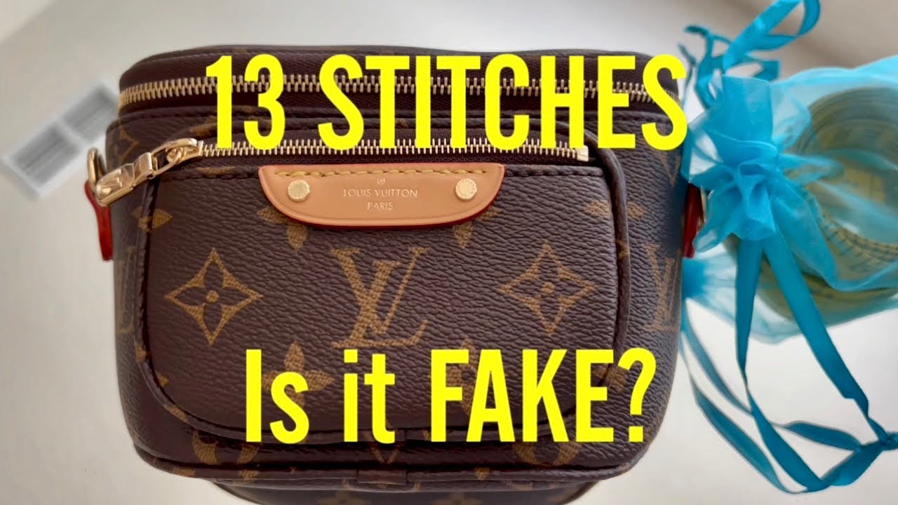 Louis Vuitton Mini Bumbag Stitching ISSUE, 13 or 14 stitches?, Are bags with  13 FAKE?