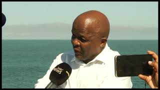 Minister Gungubele on the Green Hydrogen Project.  Boegoebaai, Northern Cape