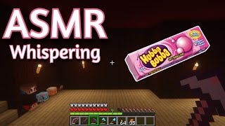 ASMR Gaming | MINECRAFT SURVIVAL GUM (40) | Whispering + Keyboard/Mouse Sounds 💤