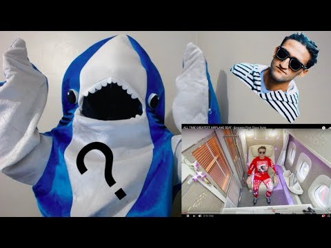 Why Is This Always Trending? Casey Neistat - All Time Greatest Airplane Seat! (Shark Reaction)
