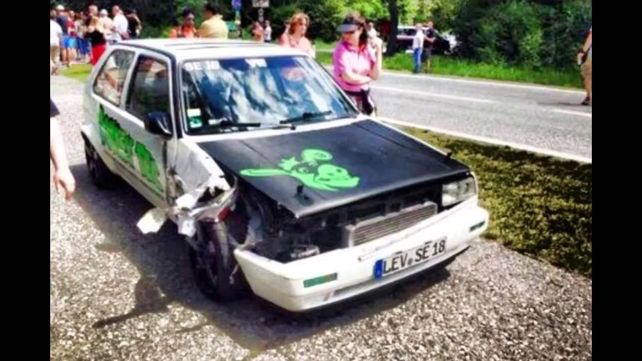 MiHiCar Donkey TEC CRASH   FAAK AM SEE, VR6 VW German Style FULL