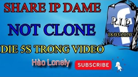Share Ip Dame 277 - 723 Cân t7 + cn 5s Die Trong Clip Cực Chất - Report Facebook Mới Nhất 2020