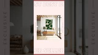 Green Abstract Geometric Art