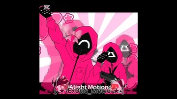 Cherry Blossom Iced Tea! 🌸||Squid Game 2||Circle Guard & Triangle Guard||#squidgame #art #tweening