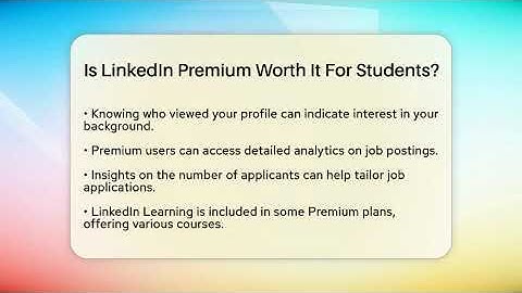 Is LinkedIn Premium Worth It For Students? - Everyday-Networking