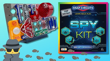 Snap Circuits Spy Kit STEM Set Unboxing & Review Demonstration #gifted