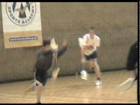 Mike Bushell training with England Rock-It-Ball squad