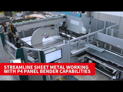 Salvagnini panel bending: streamline sheet metal working with P4 panel bender capabilities