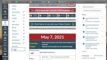 Canvas Course Creation Navigation