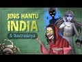 Jenis Hantu India & Ilustrasinya,  Kartun Hantu & Cerita Misteri Horor indonesia #HORORTIME