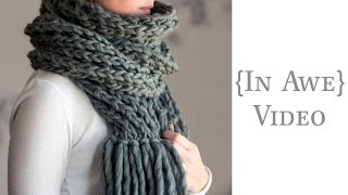 In Awe Scarf Knitting Pattern