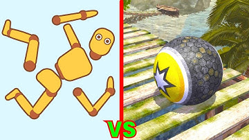 Ragdoll Break Vs Rollance : Adventure Balls - Best ASMR Gameplay Android & iOS