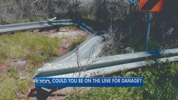 Drivers could be have to pay for guardrail damage