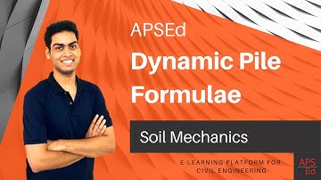 Dynamic Pile Formulae & Correlation of pile load capacity | Soil Mechanics
