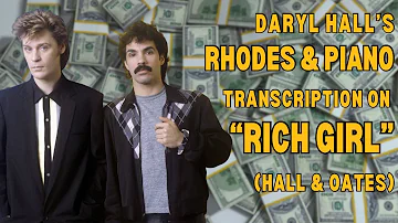 Daryl Hall's Rhodes & Piano on Hall & Oates' "Rich Girl" | Soundslice Transcription