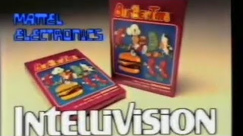 Intellivision Burgertime | Vintage Commercial