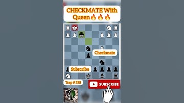 Learn How to CHECKMATE With a Queen!🤩🔥#shorts #checkmate #chess