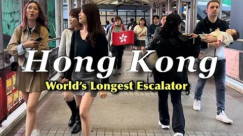 Central District Walk Tour | Mid-Levels Escalators & Central Market 🇭🇰