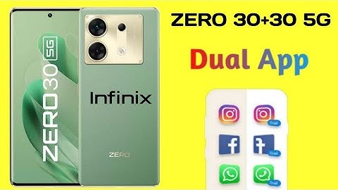 Infinix ZERO 30/305G Dual App