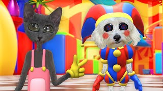 PERRO y GATO ENTRAN al AMAZING DIGITAL CIRCUS en la VIDA REAL !! by Anima Dogs and Cats 170,589 views 5 months ago 15 minutes