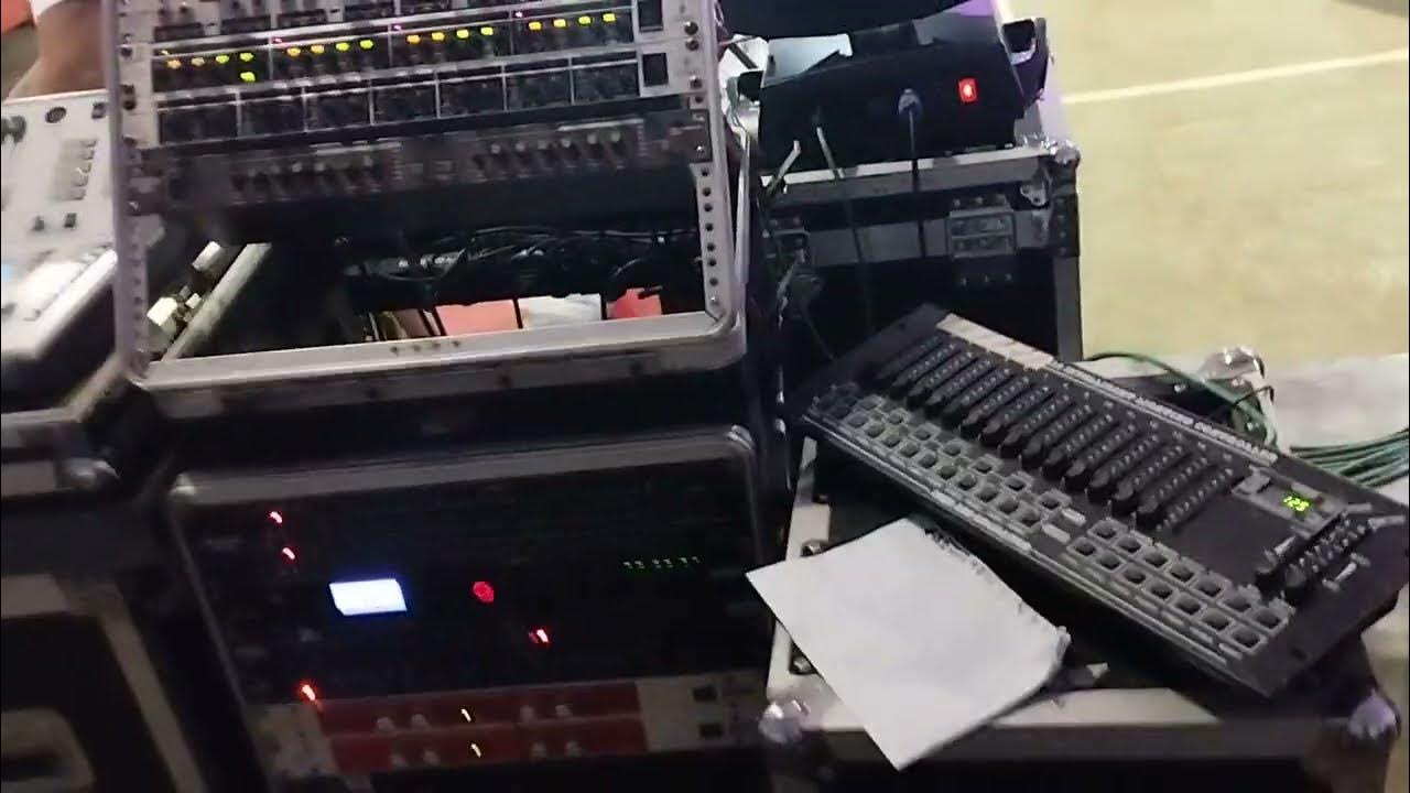 SOUND SYSTEM SET UP FOR FIESTA CELEBRATION .. YouTube