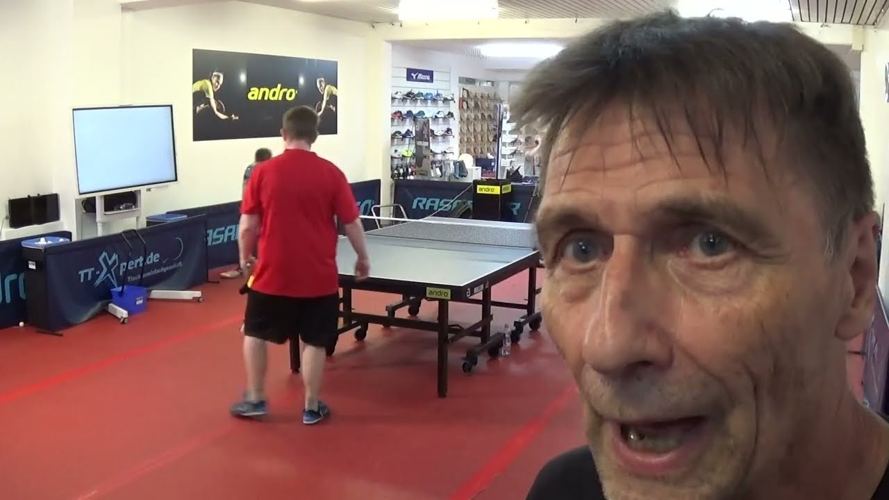 Adam Bobrow vs Sebastian Johanns 20220727 Fun Table Tennis Exhibition