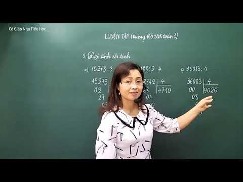 Video Toán lớp 3 : Bài 115. LUYỆN TẬP (trang 165 SGK toán 3) - youtube