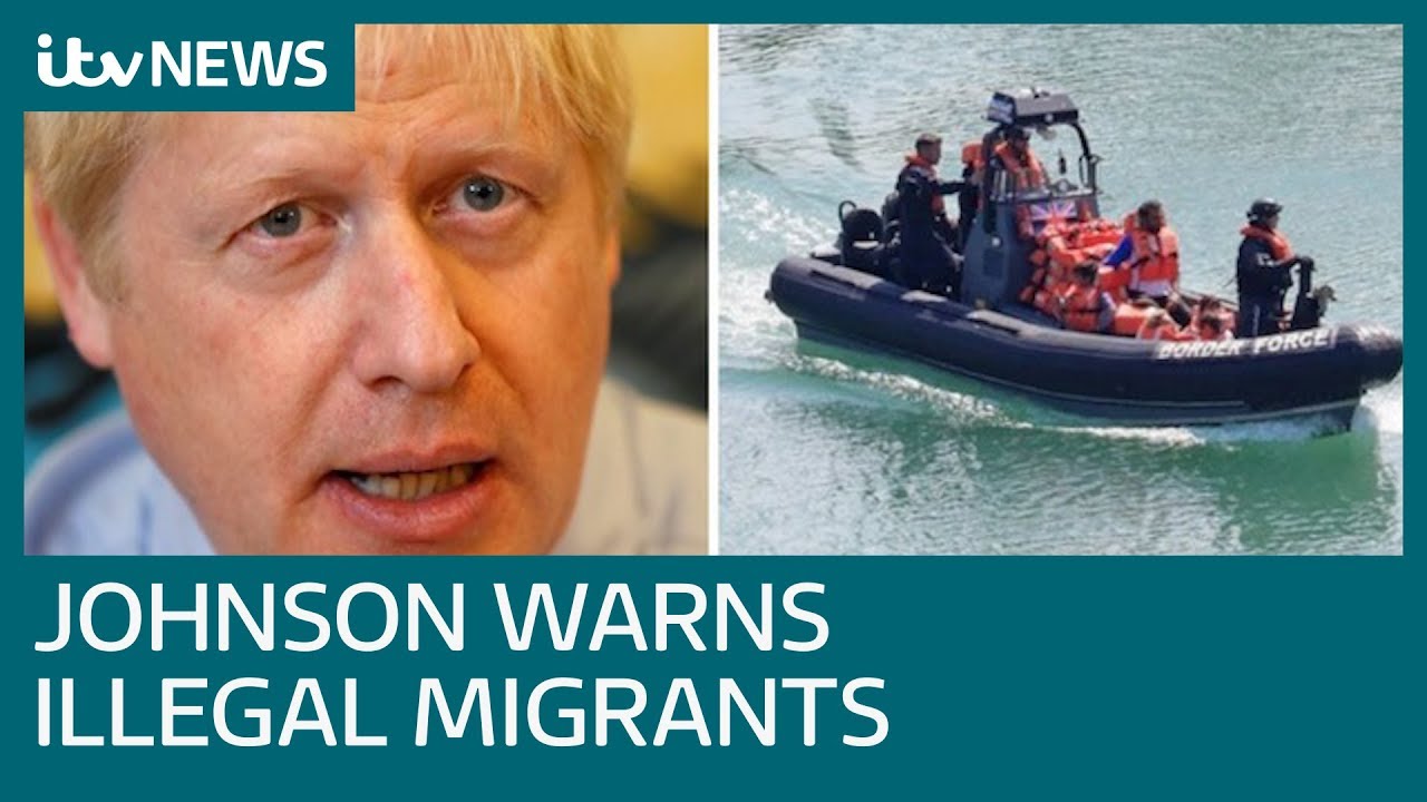 newspaper mockup 'We will send you back': PM warns illegal Channel migrants ITV News