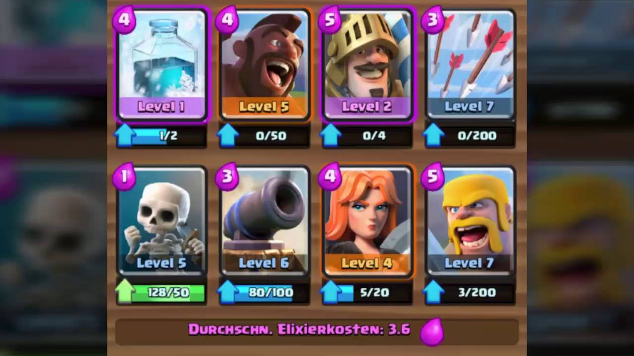 Best Arena 5 6 Deck Clash Royale