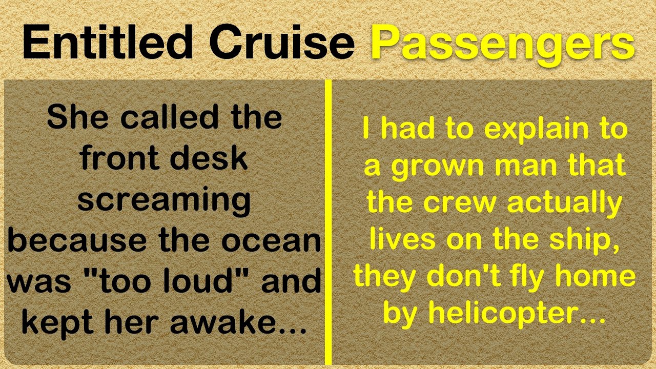 Tales of the TRASHIEST, Most Entitled Cruise Ship Passengers! 🚢🌊🍹